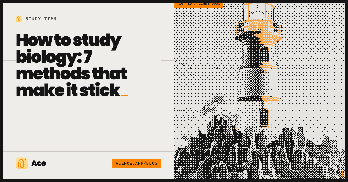 How to study biology: 7 methods that make it stick — Ace blog